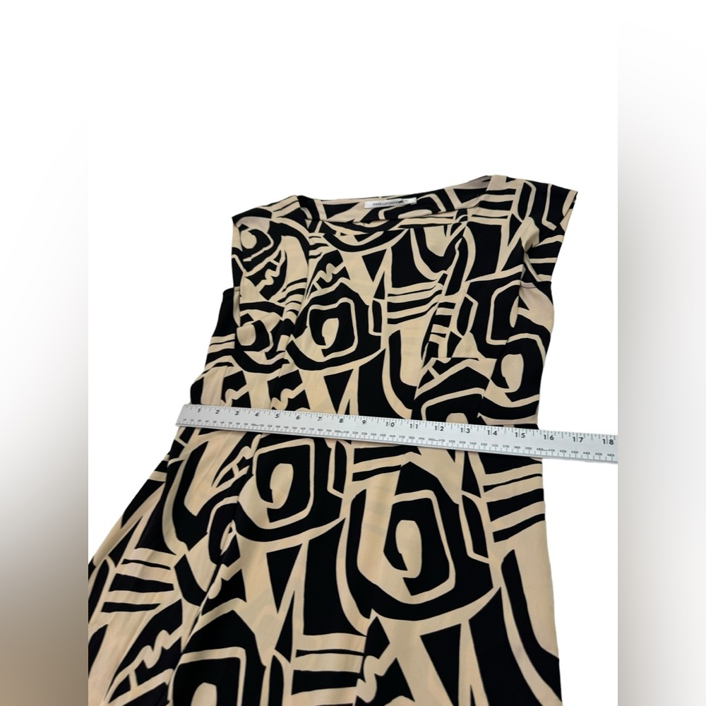 Diane von Furstenberg Samuella Dress ASO Kate Middleton, Silk Sheath, Size M DvF - Picture 8 of 15